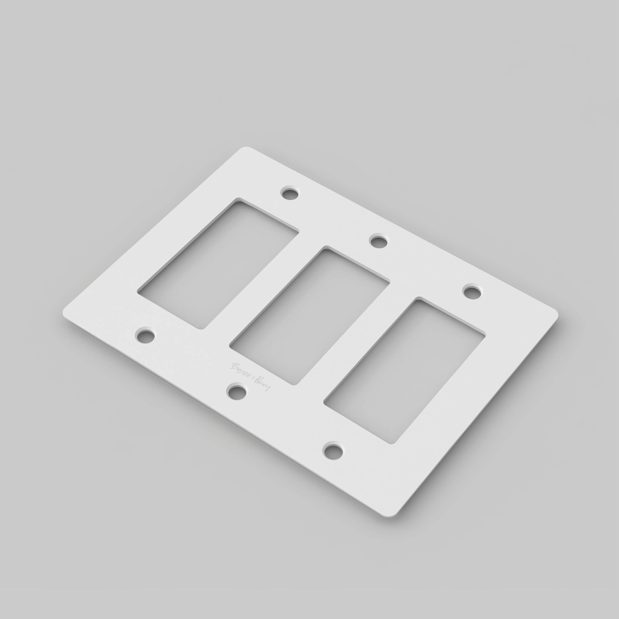 3G PLATE / POLYCARBONATE / WITH LOGO