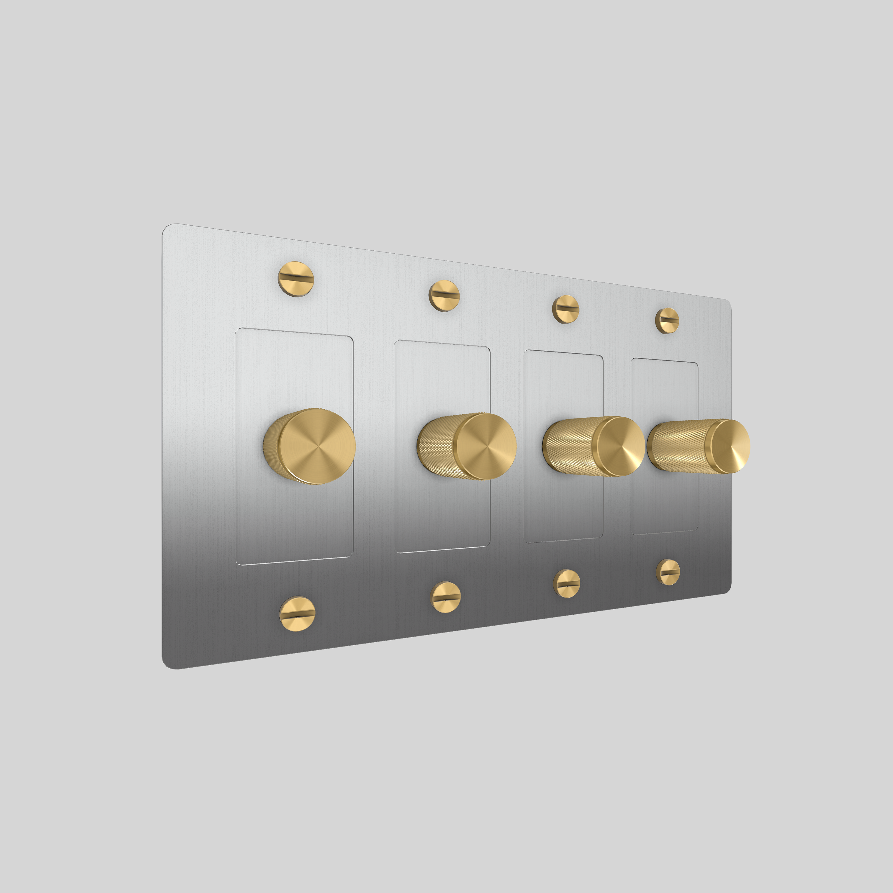 4G DIMMER / CROSS / WITHOUT LOGO / STEEL / BRASS