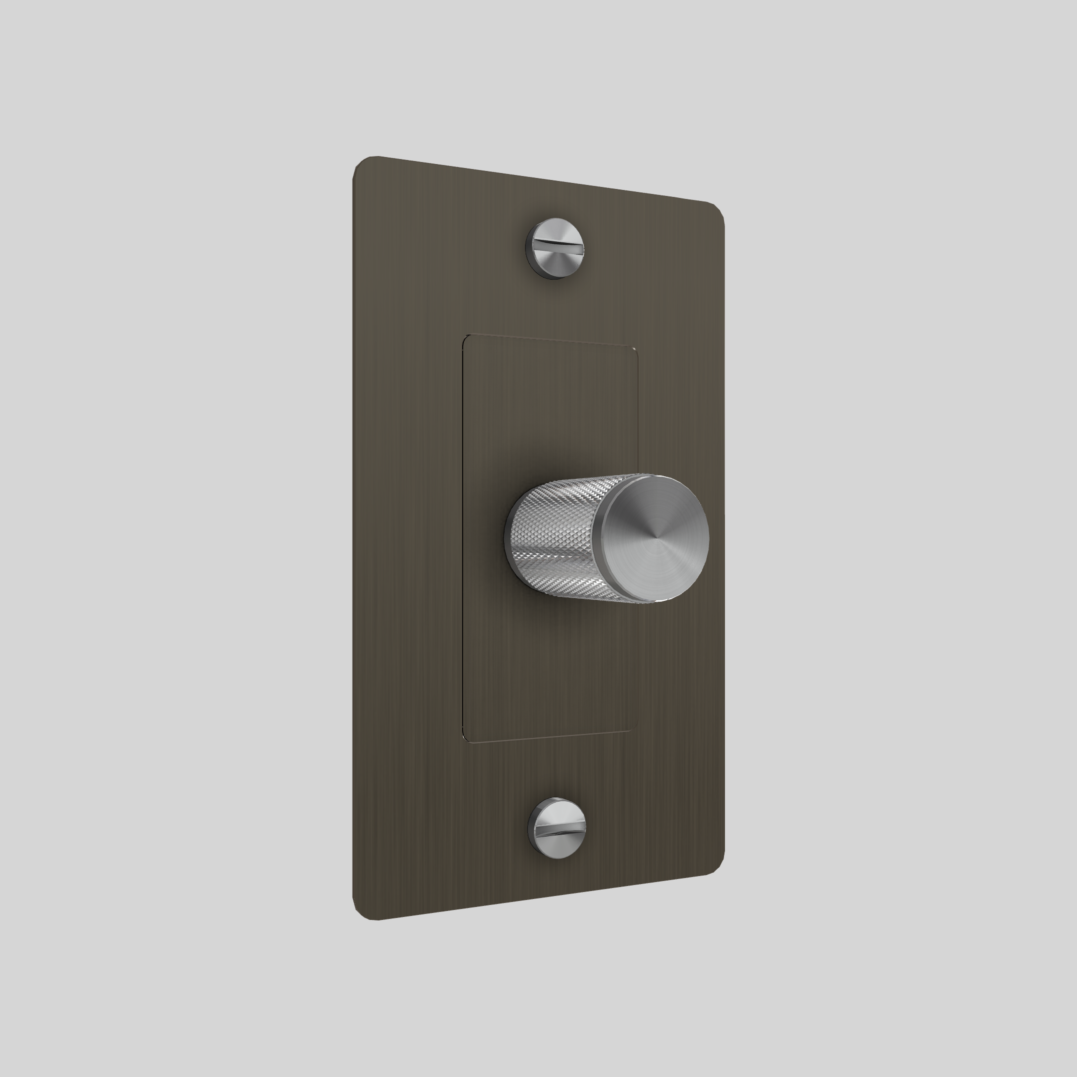 1G DIMMER / CROSS / WITHOUT LOGO / SMOKED BRONZE / STEEL