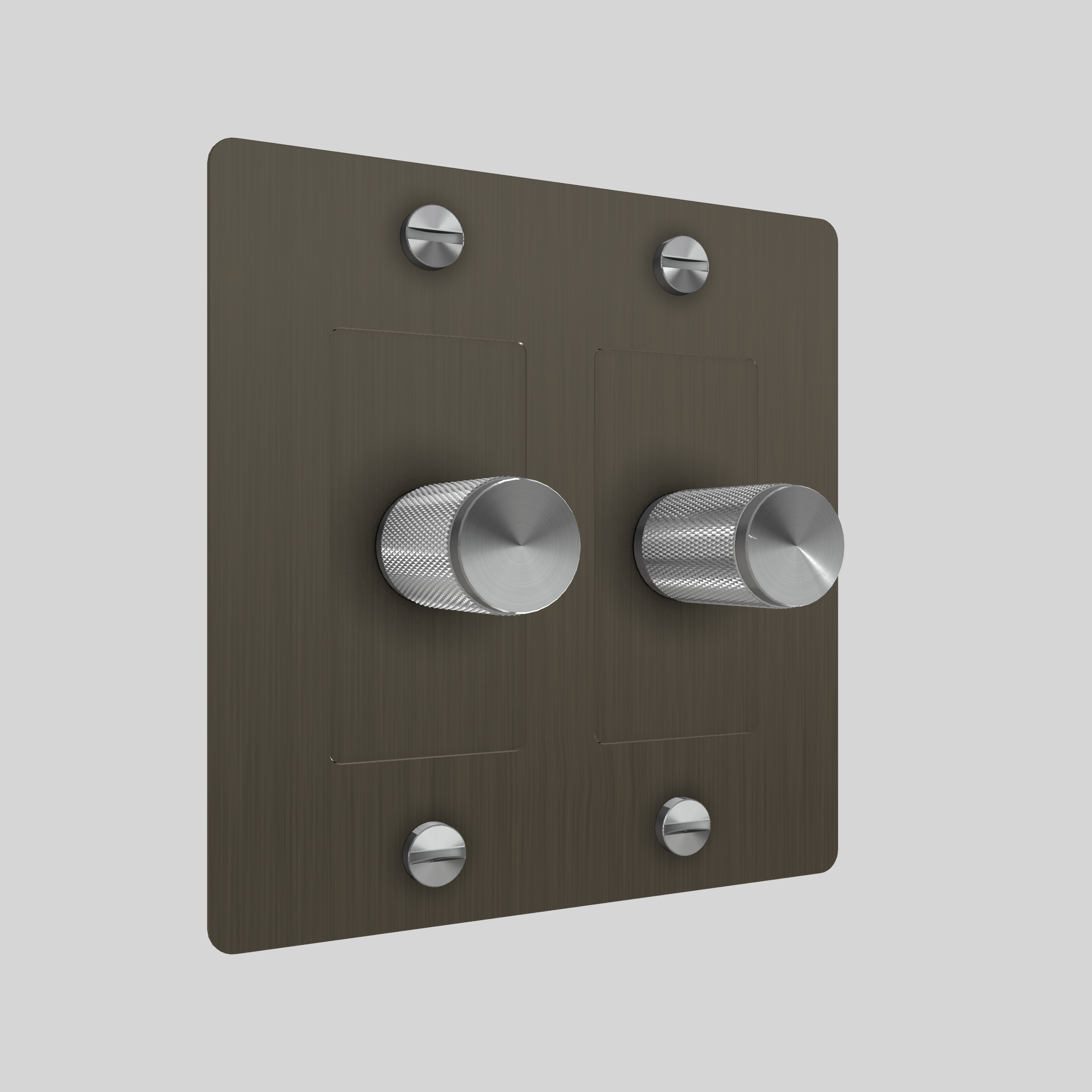 2G DIMMER / CROSS / WITHOUT LOGO / SMOKED BRONZE / STEEL