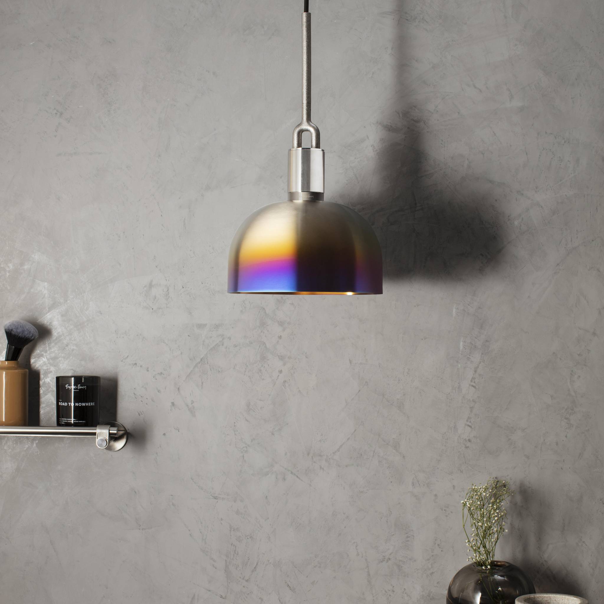 FORKED PENDANT / LINEAR / SHADE / LARGE
