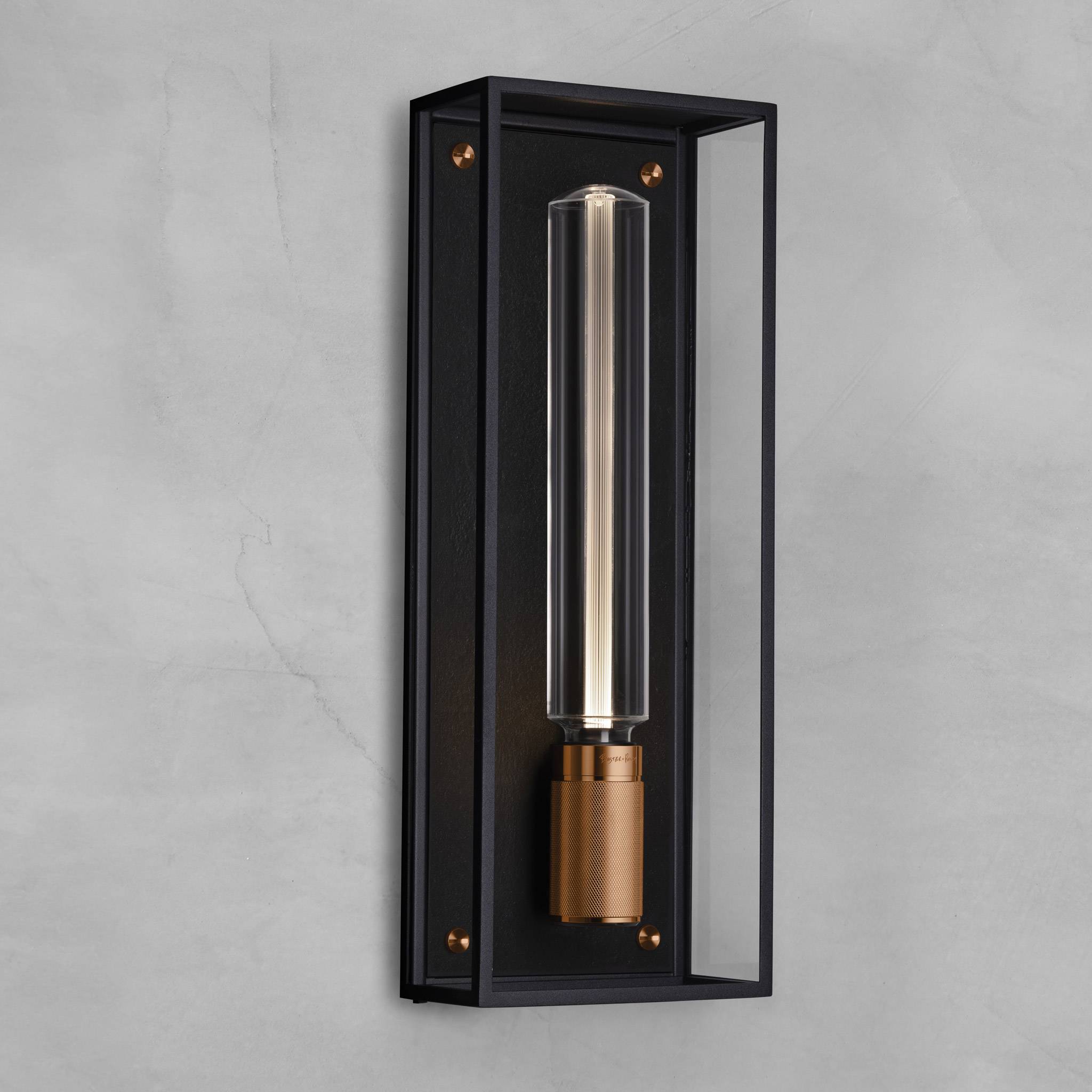 CAGED WET / WALL / CROSS / LARGE / BLACK