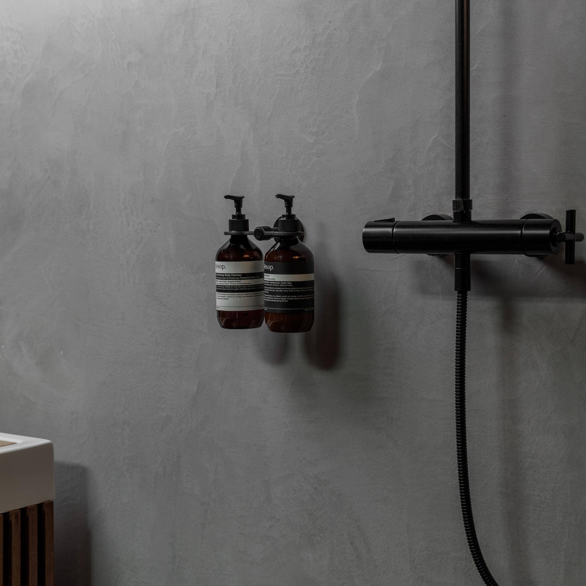 SOAP HOLDER / CAST / DOUBLE DISPENSER