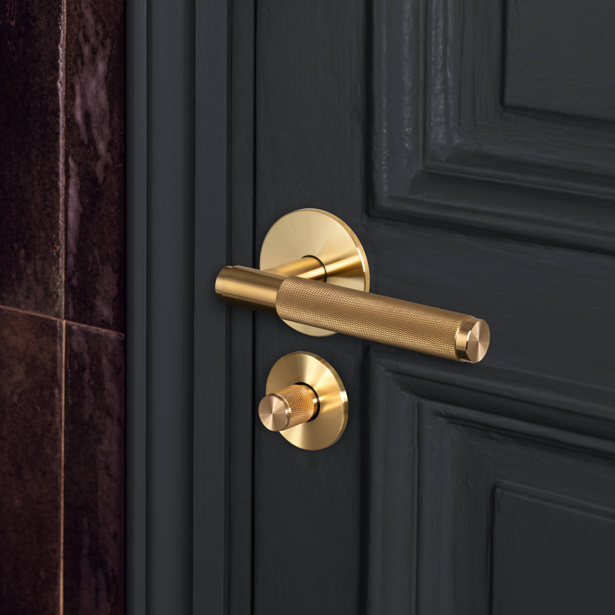 DOOR HANDLE SET / PASSAGE / CROSS