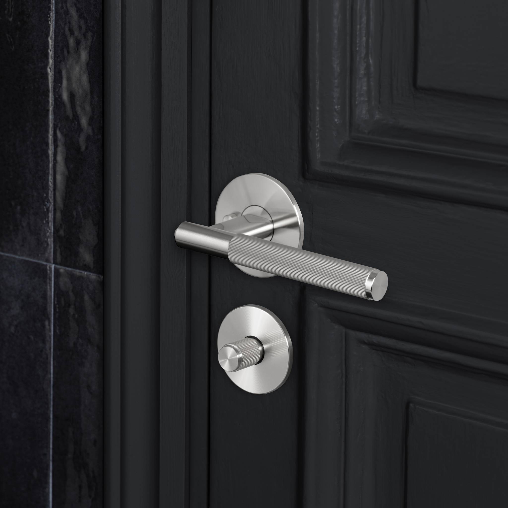 DOOR HANDLE SET / PRIVACY / LINEAR