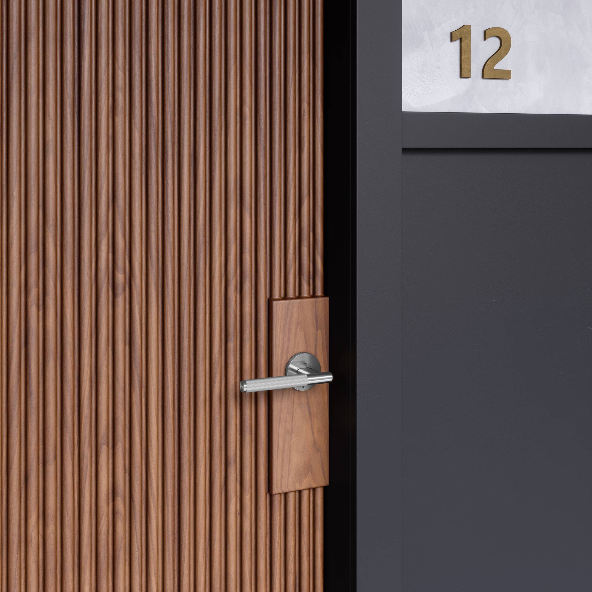 DOOR HANDLE SET / PRIVACY / LINEAR