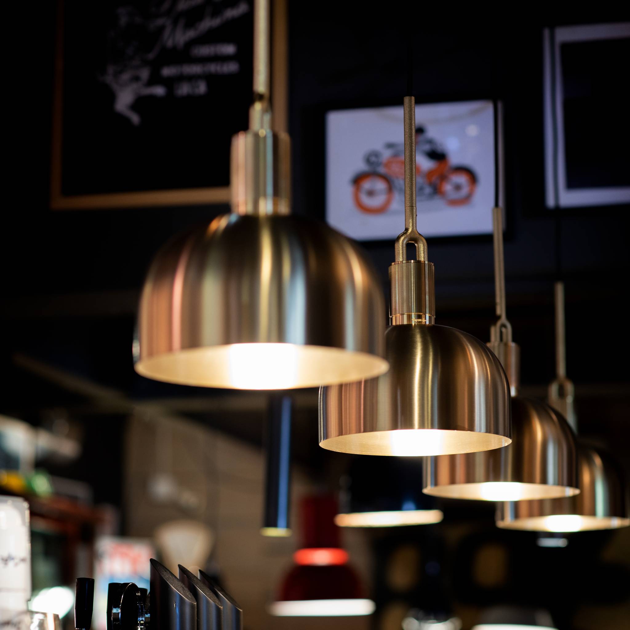 FORKED PENDANT / LINEAR / SHADE / LARGE