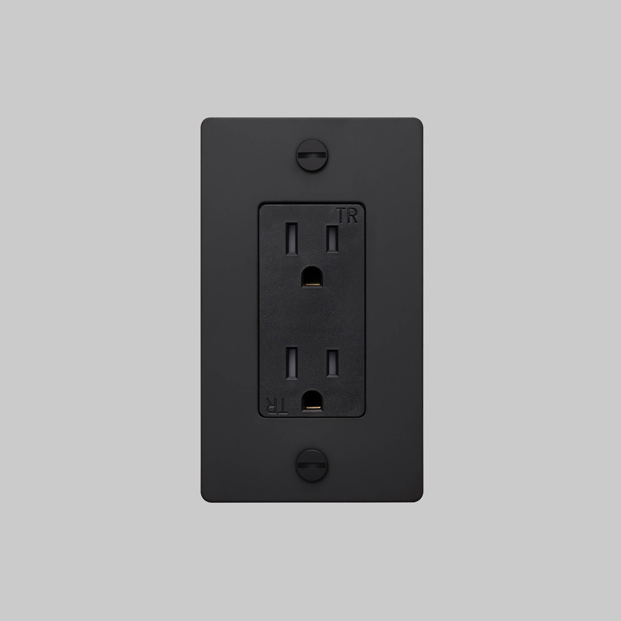 1G DUPLEX OUTLET / CROSS / WITHOUT LOGO