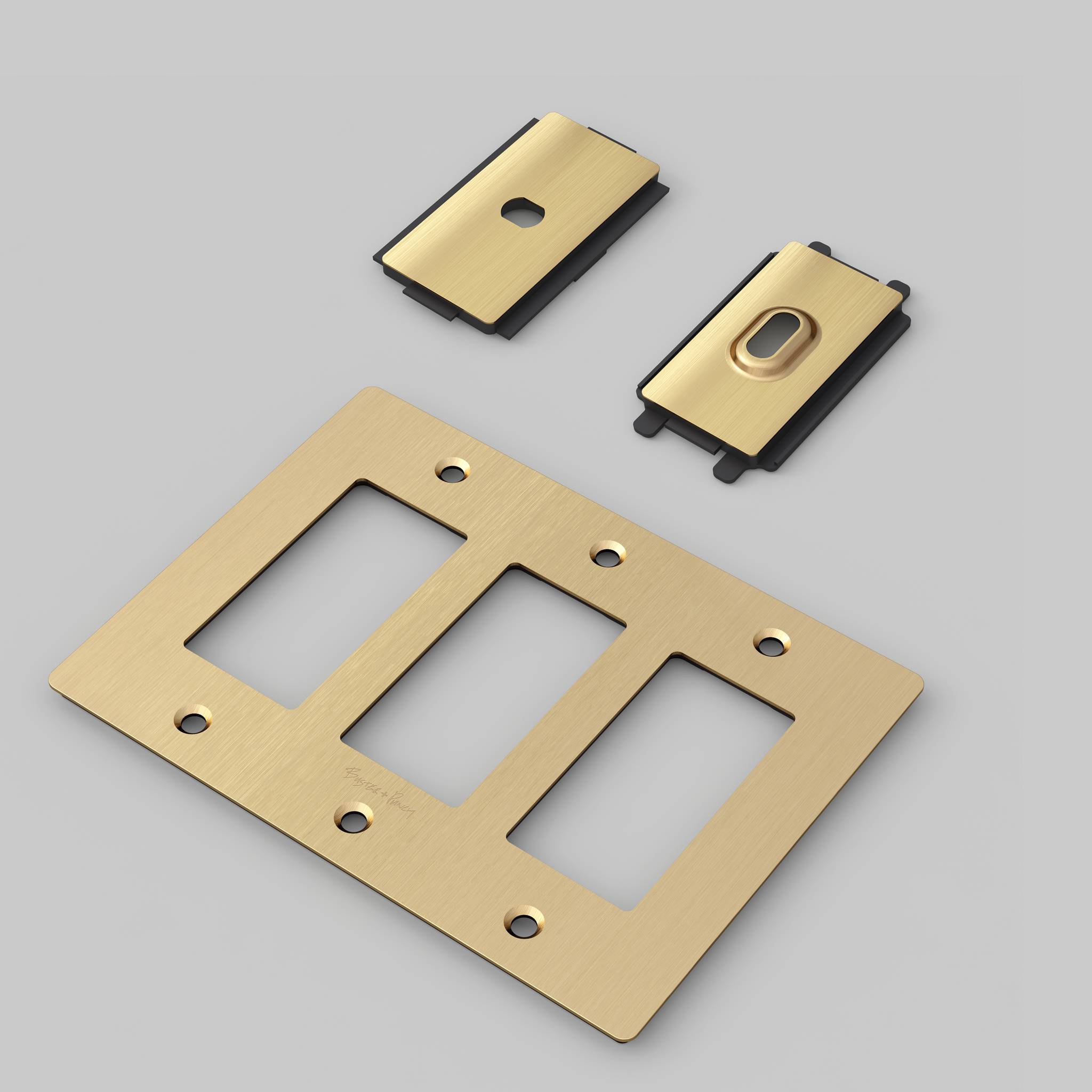 3G PLATE / WITH LOGO