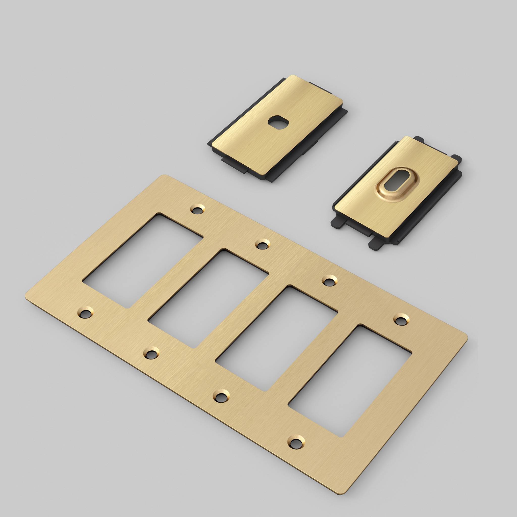 4G PLATE / WITHOUT LOGO