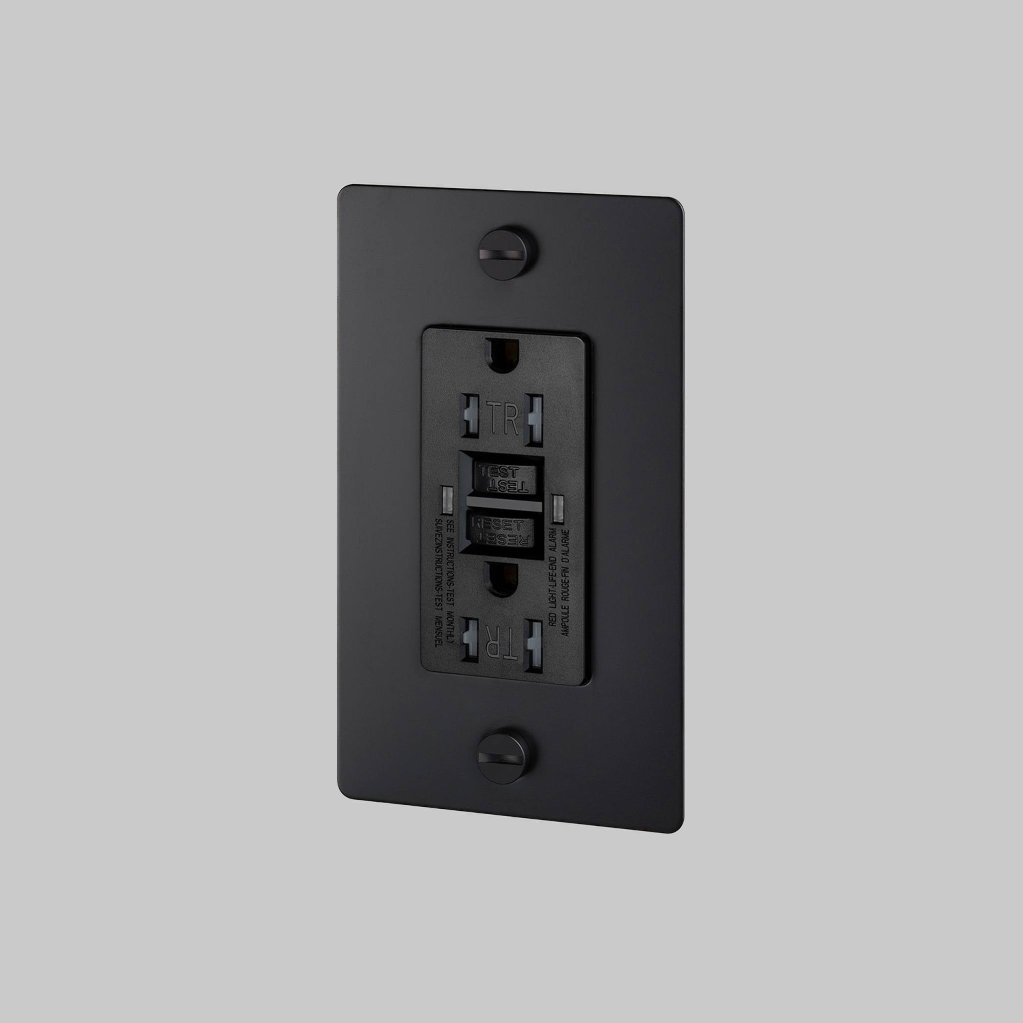 1G DUPLEX OUTLET / GFCI / CROSS / WITHOUT LOGO