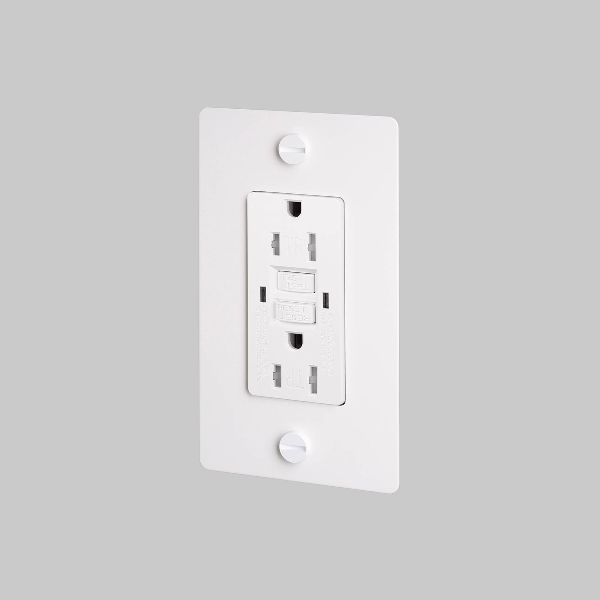 1G DUPLEX OUTLET / GFCI / CROSS / WITHOUT LOGO