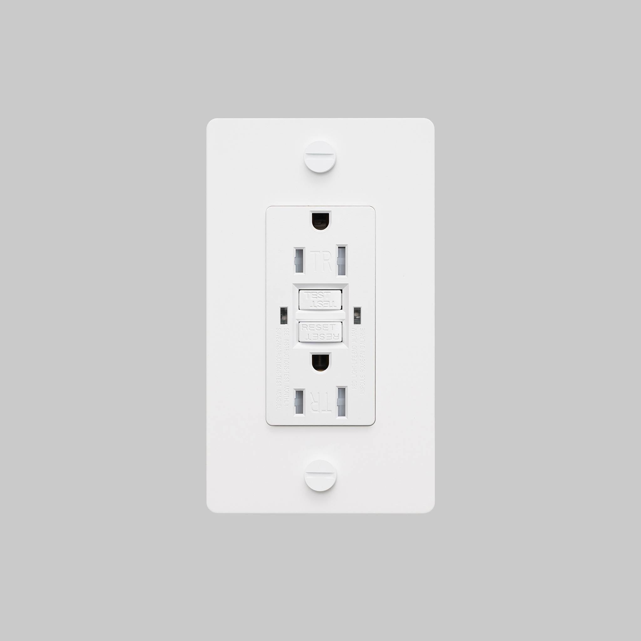 1G DUPLEX OUTLET / GFCI / CROSS / WITHOUT LOGO