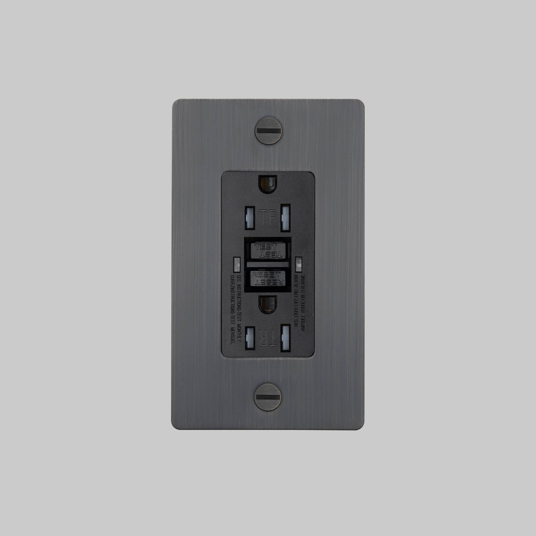 1G DUPLEX OUTLET / GFCI / CROSS / WITHOUT LOGO