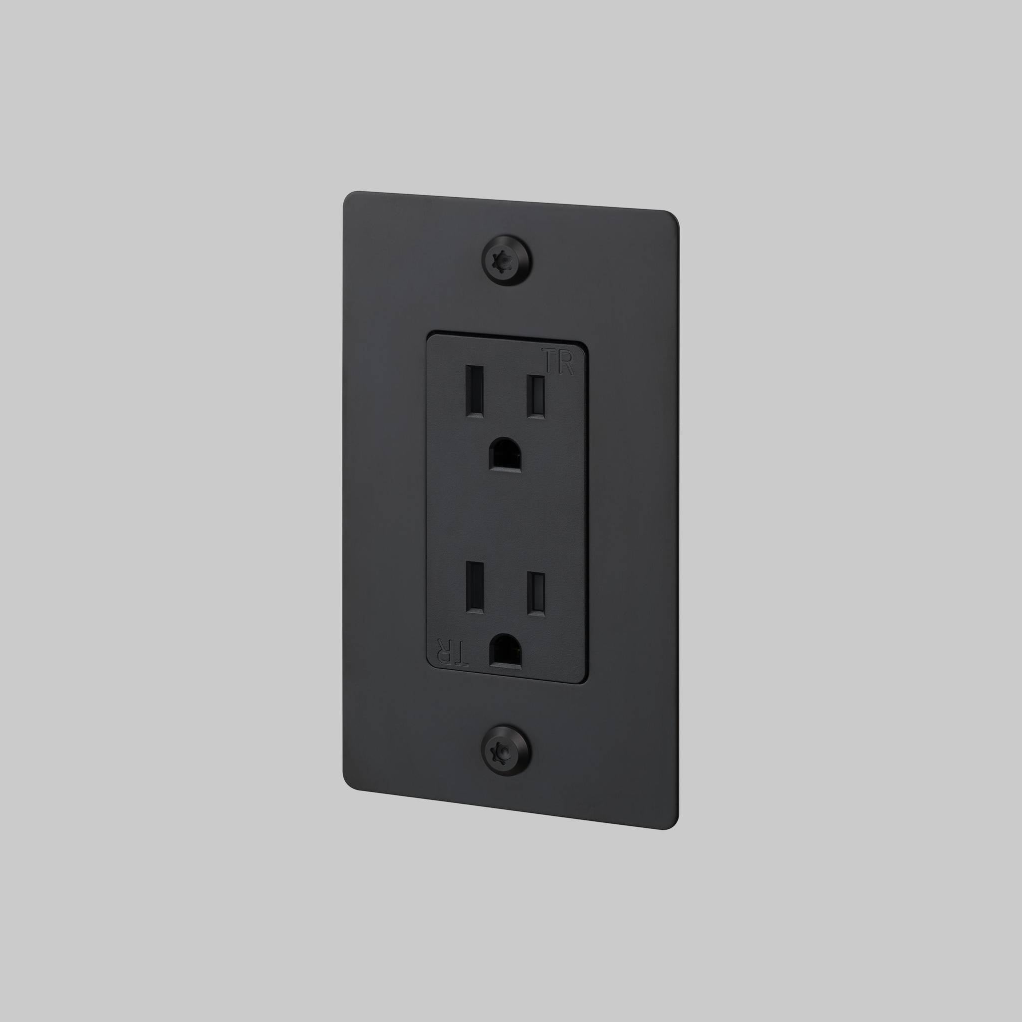 1G DUPLEX OUTLET / LINEAR / WITHOUT LOGO