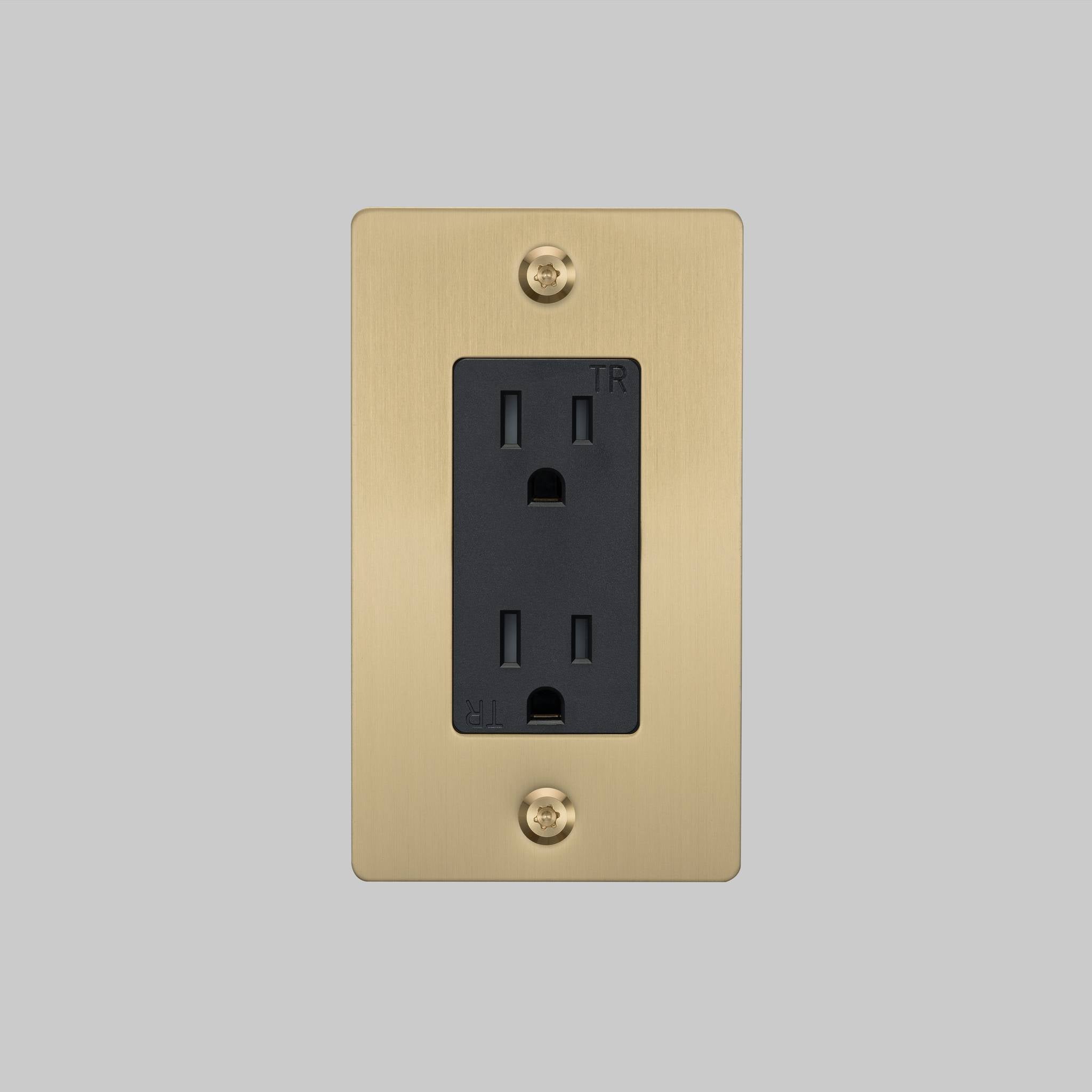 1G DUPLEX OUTLET / LINEAR / WITHOUT LOGO