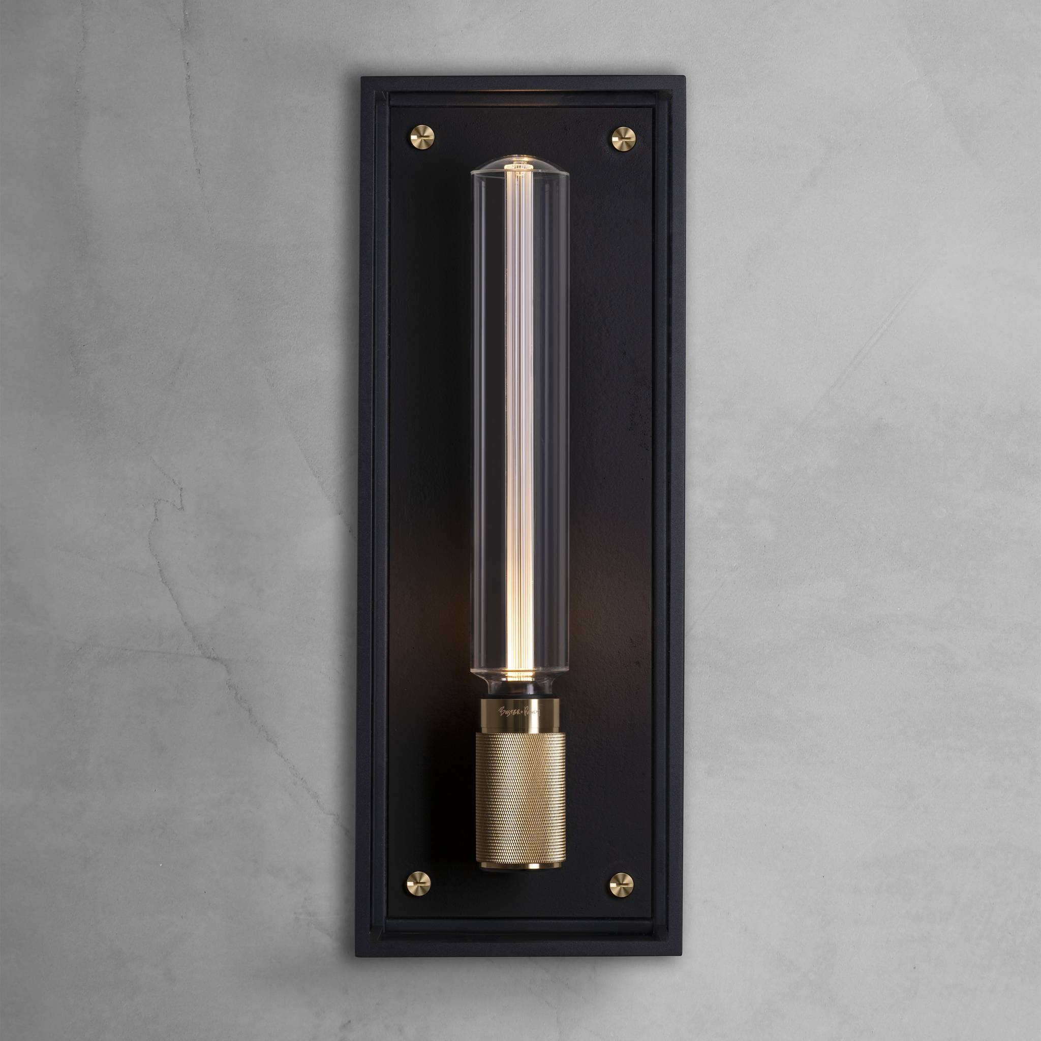 CAGED WET / WALL / CROSS / LARGE / BLACK