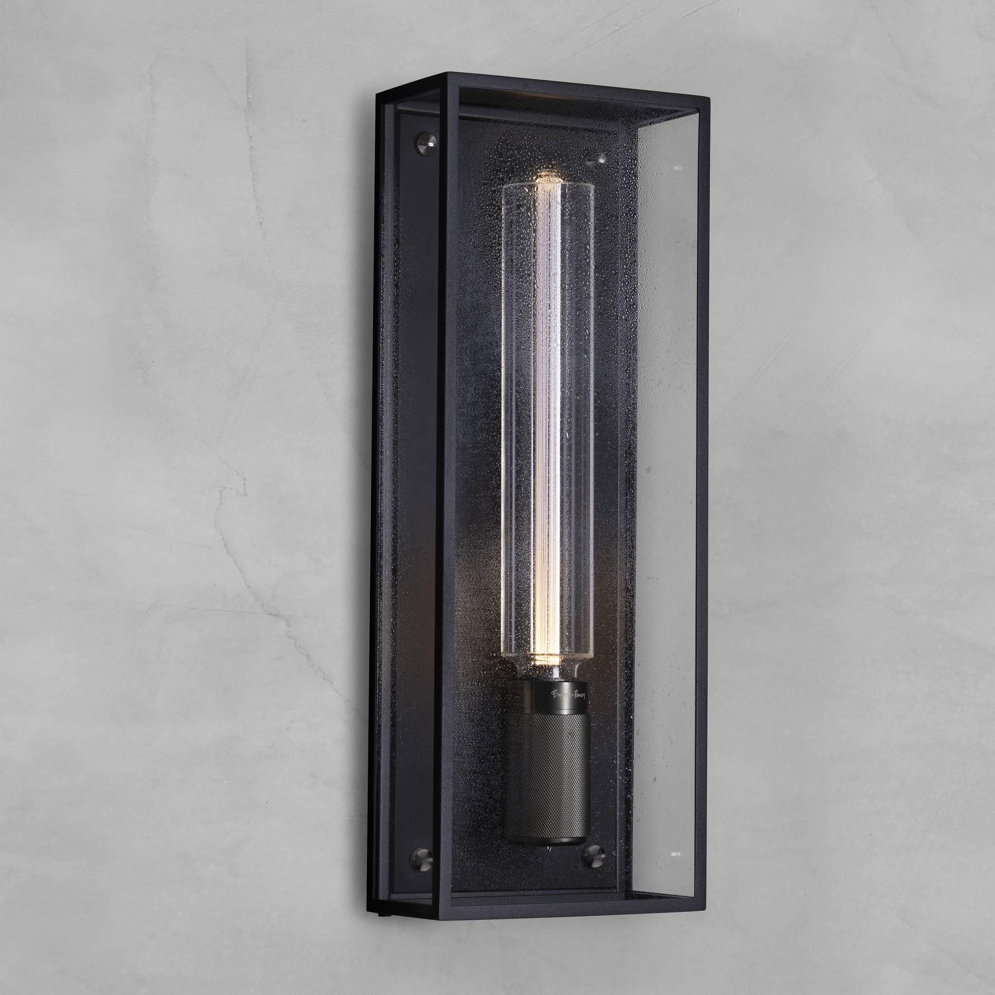 CAGED WET / WALL / CROSS / LARGE / BLACK