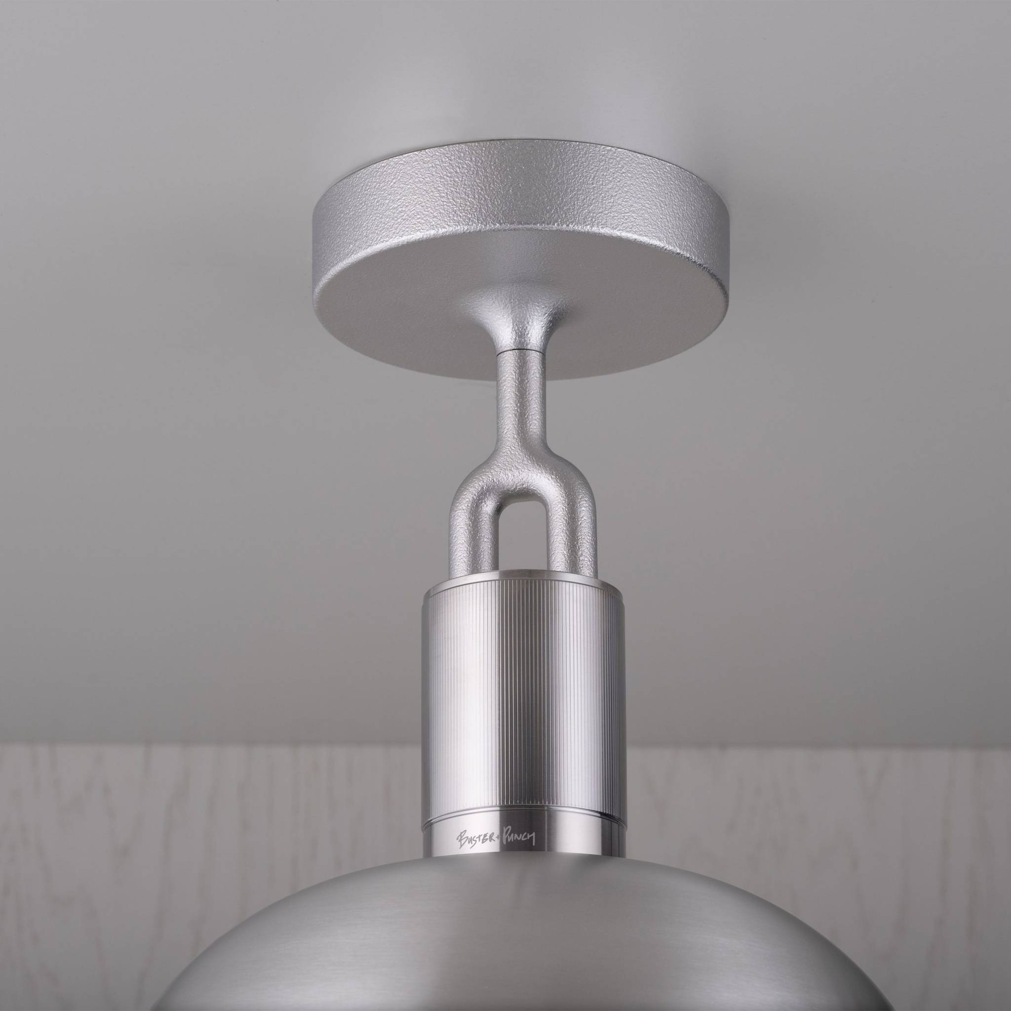 FORKED CEILING / LINEAR / SHADE / GLOBE / SMOKED / LARGE