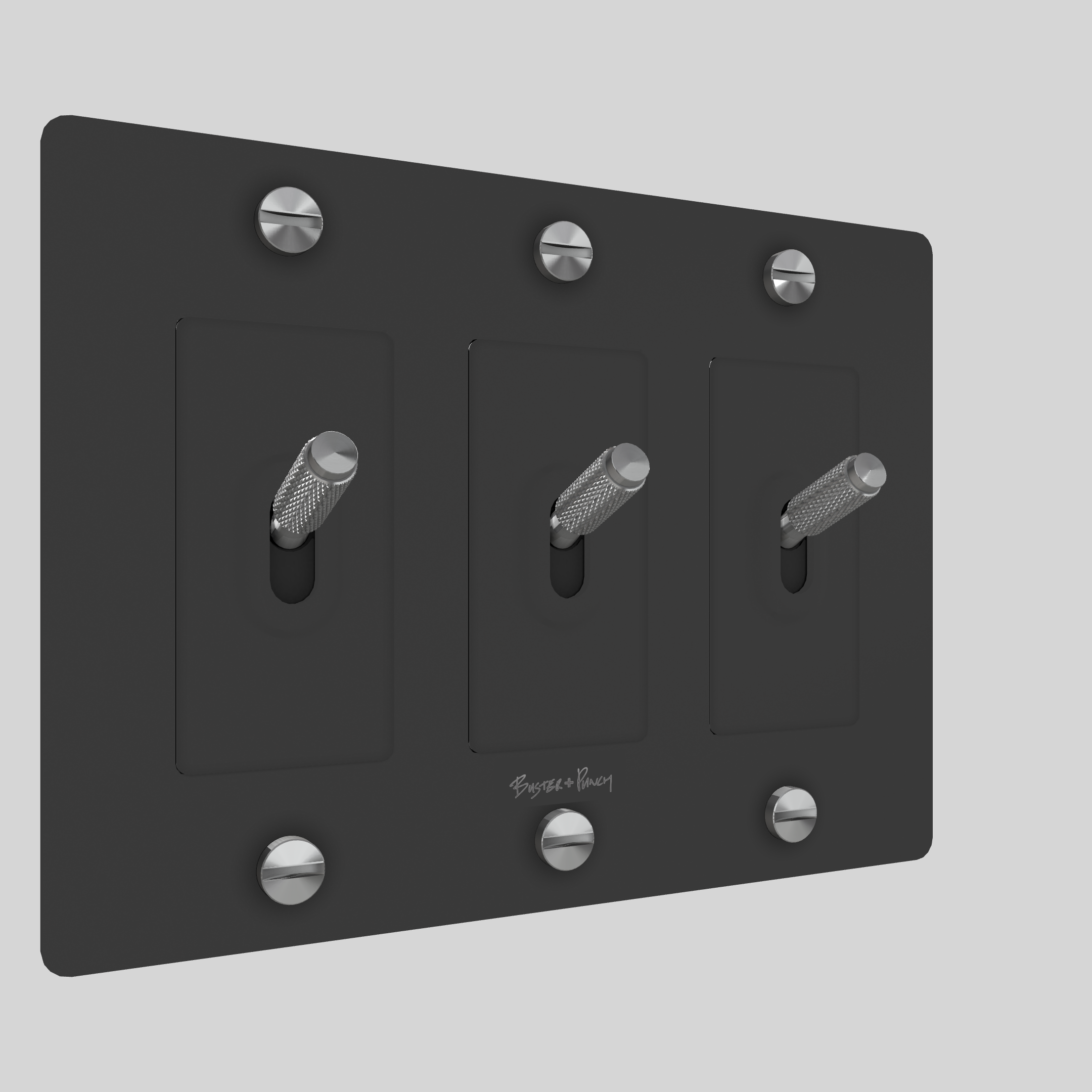 3G TOGGLE / CROSS / WITH LOGO / BLACK / STEEL