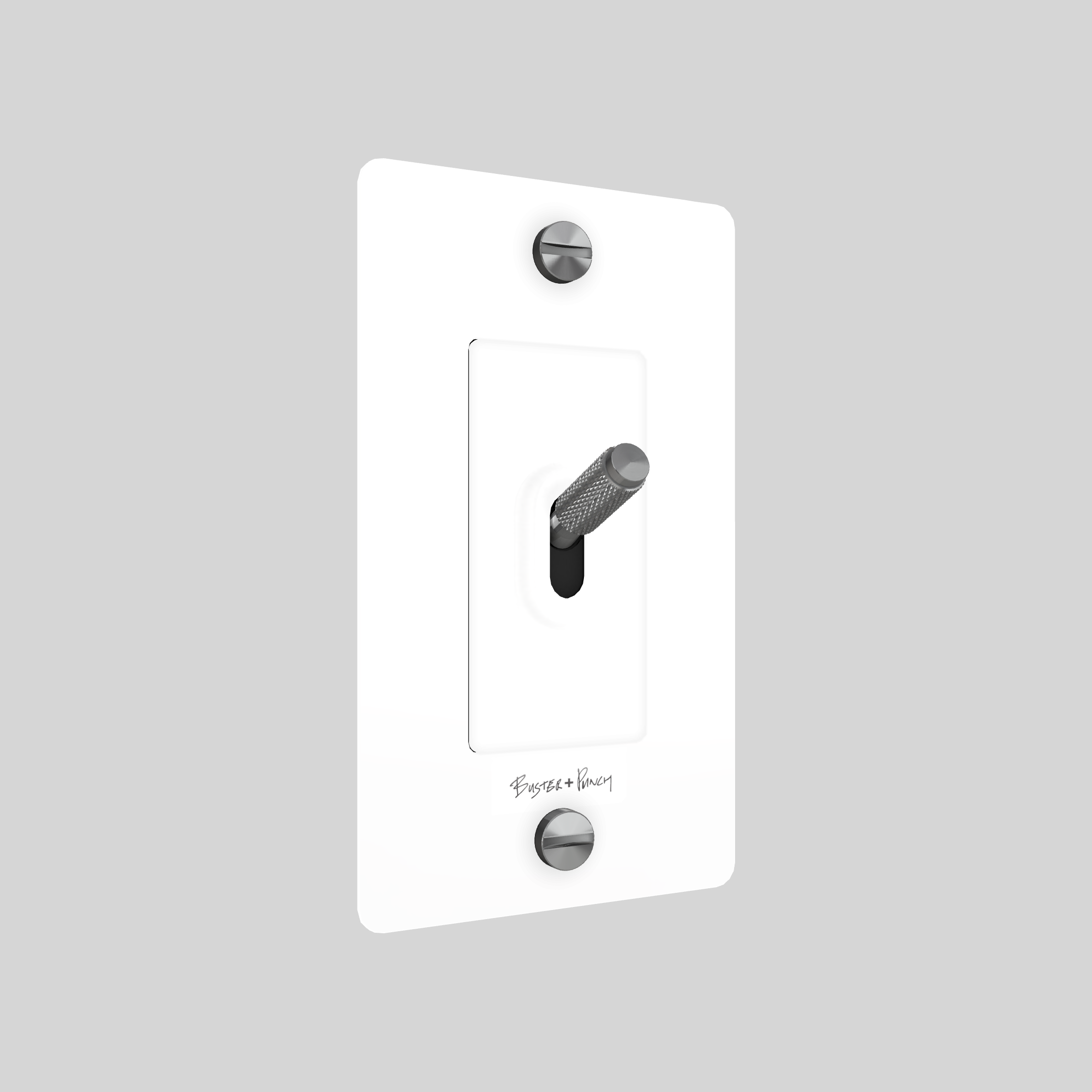 1G TOGGLE / CROSS / WITH LOGO / WHITE / STEEL