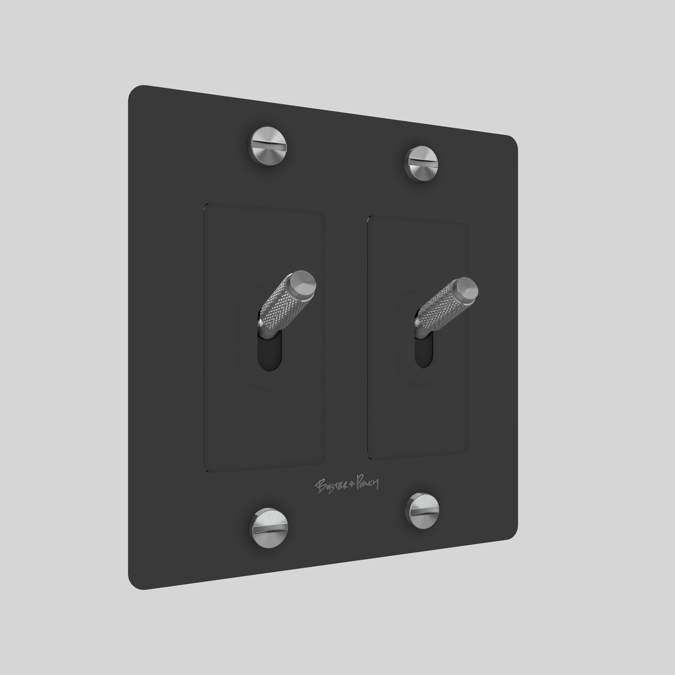 2G TOGGLE / CROSS / WITH LOGO / BLACK / STEEL