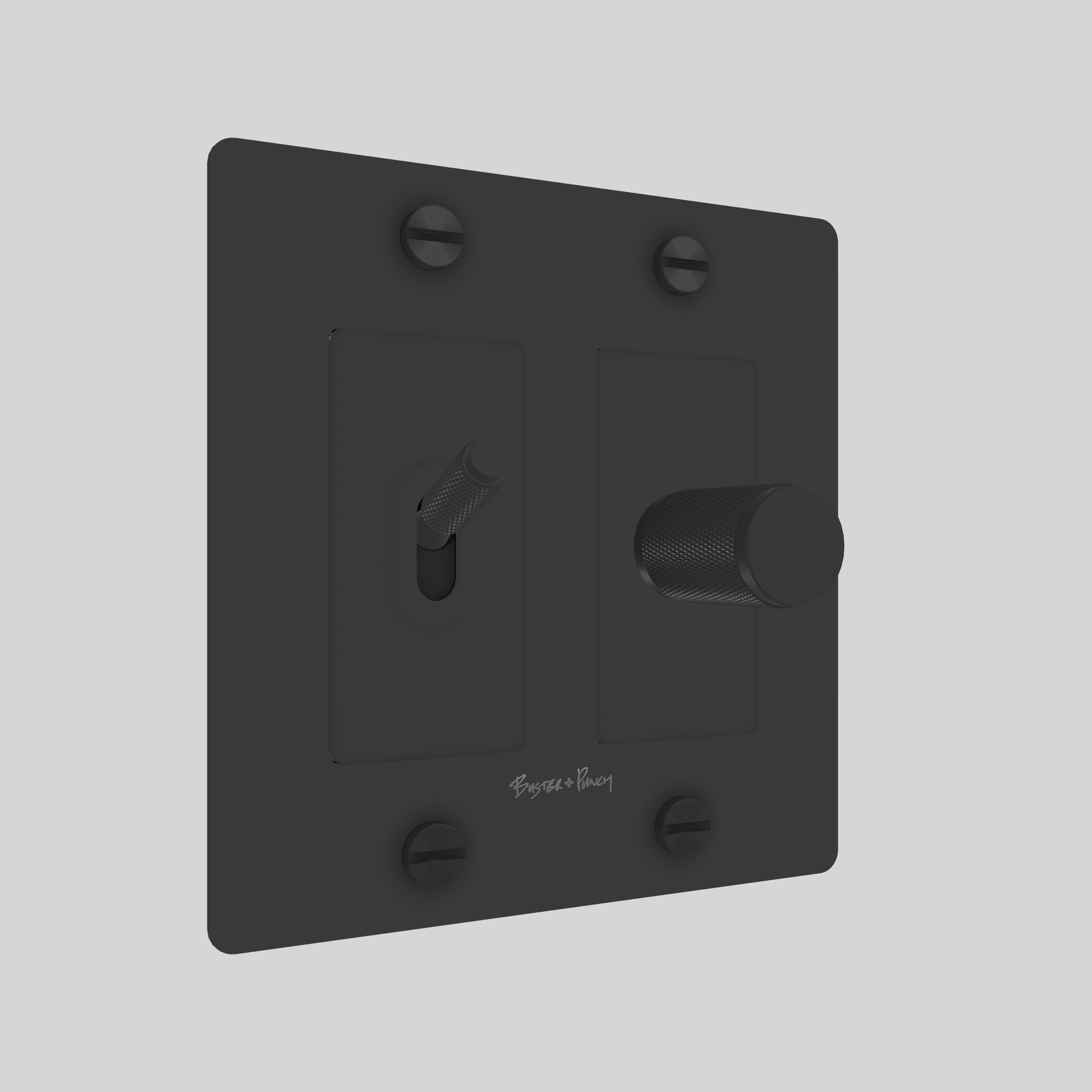 2G TOGGLE & DIMMER / CROSS / WITH LOGO / BLACK / BLACK