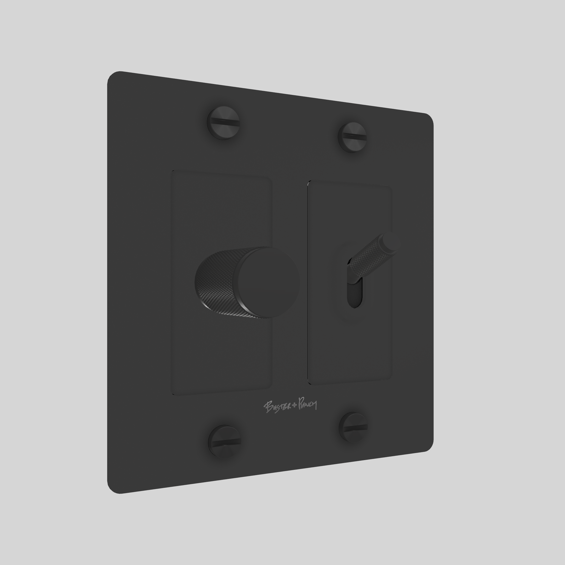 2G TOGGLE & DIMMER / CROSS / WITH LOGO / BLACK / BLACK