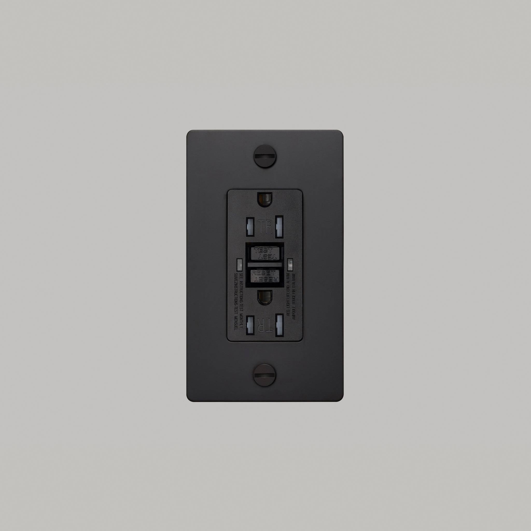 1G DUPLEX OUTLET / GFCI / CROSS / WITHOUT LOGO