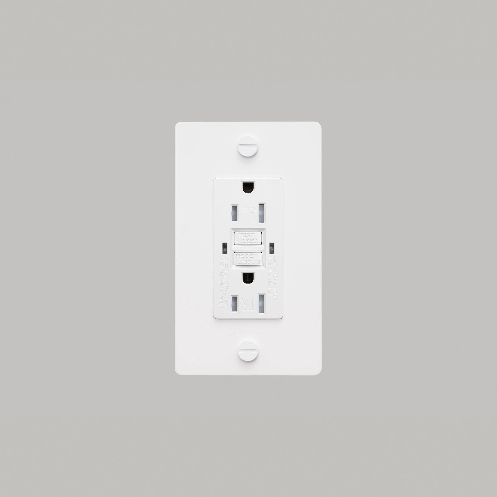 1G DUPLEX OUTLET / GFCI / CROSS / WITHOUT LOGO