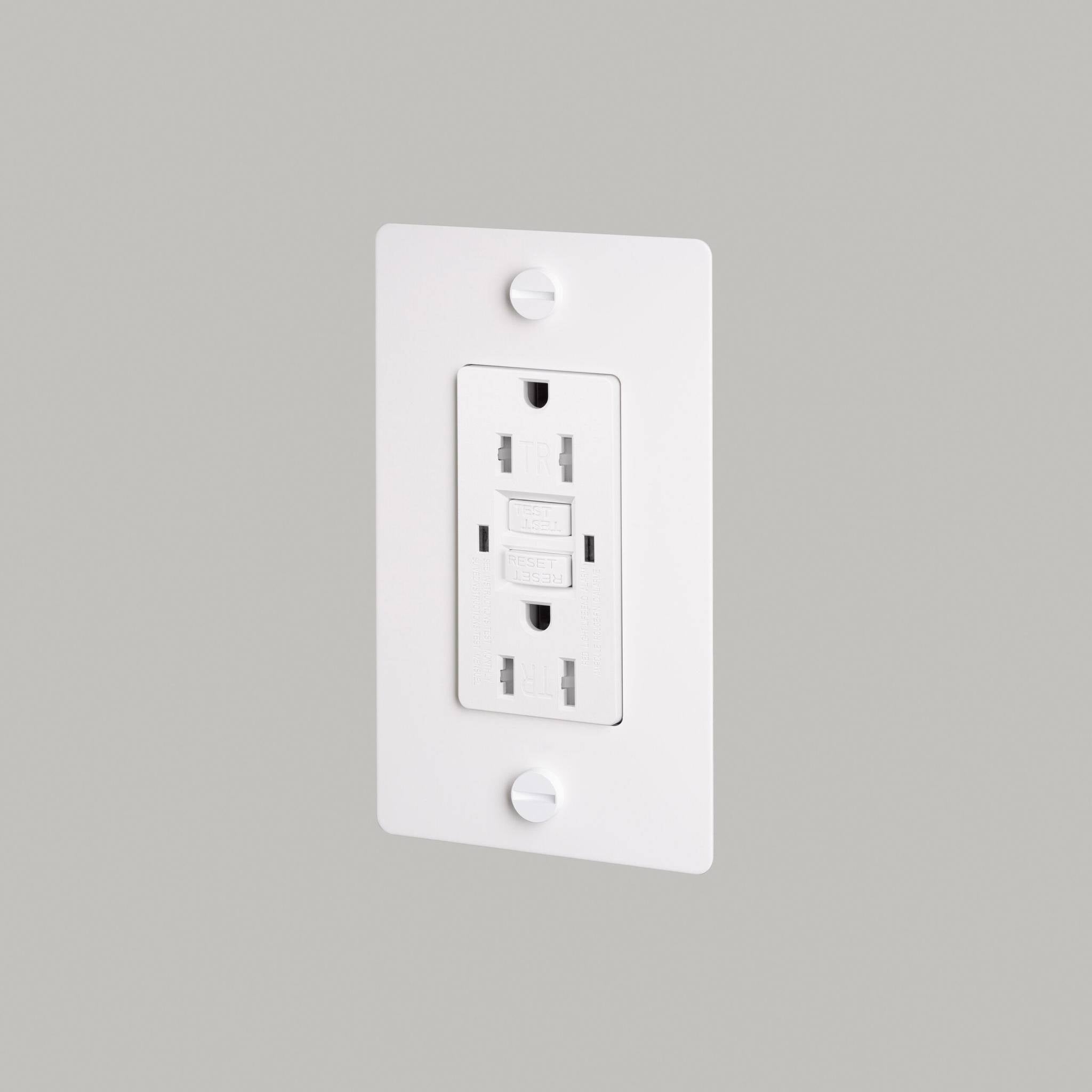 1G DUPLEX OUTLET / GFCI / CROSS / WITHOUT LOGO