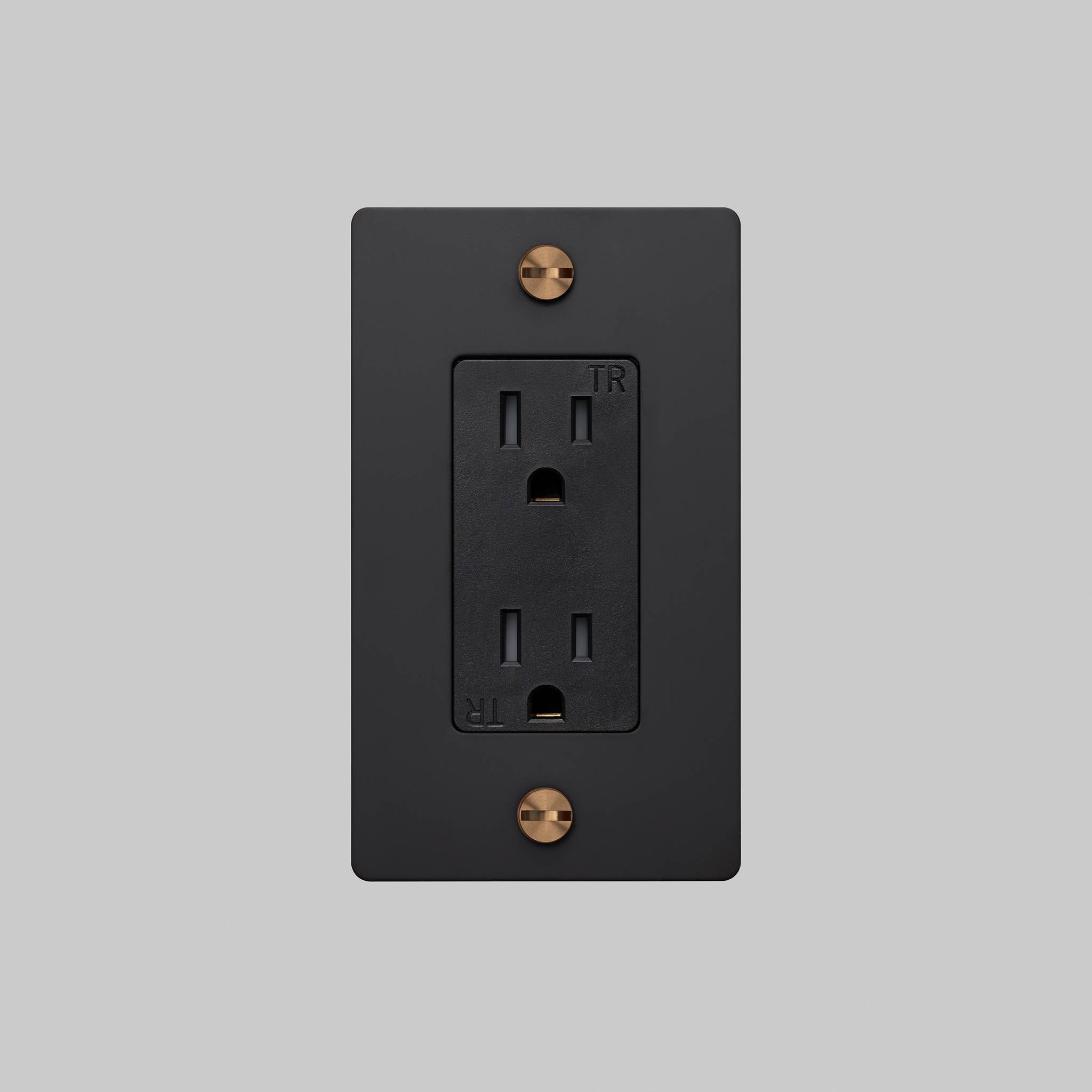 1G DUPLEX OUTLET / CROSS / WITHOUT LOGO