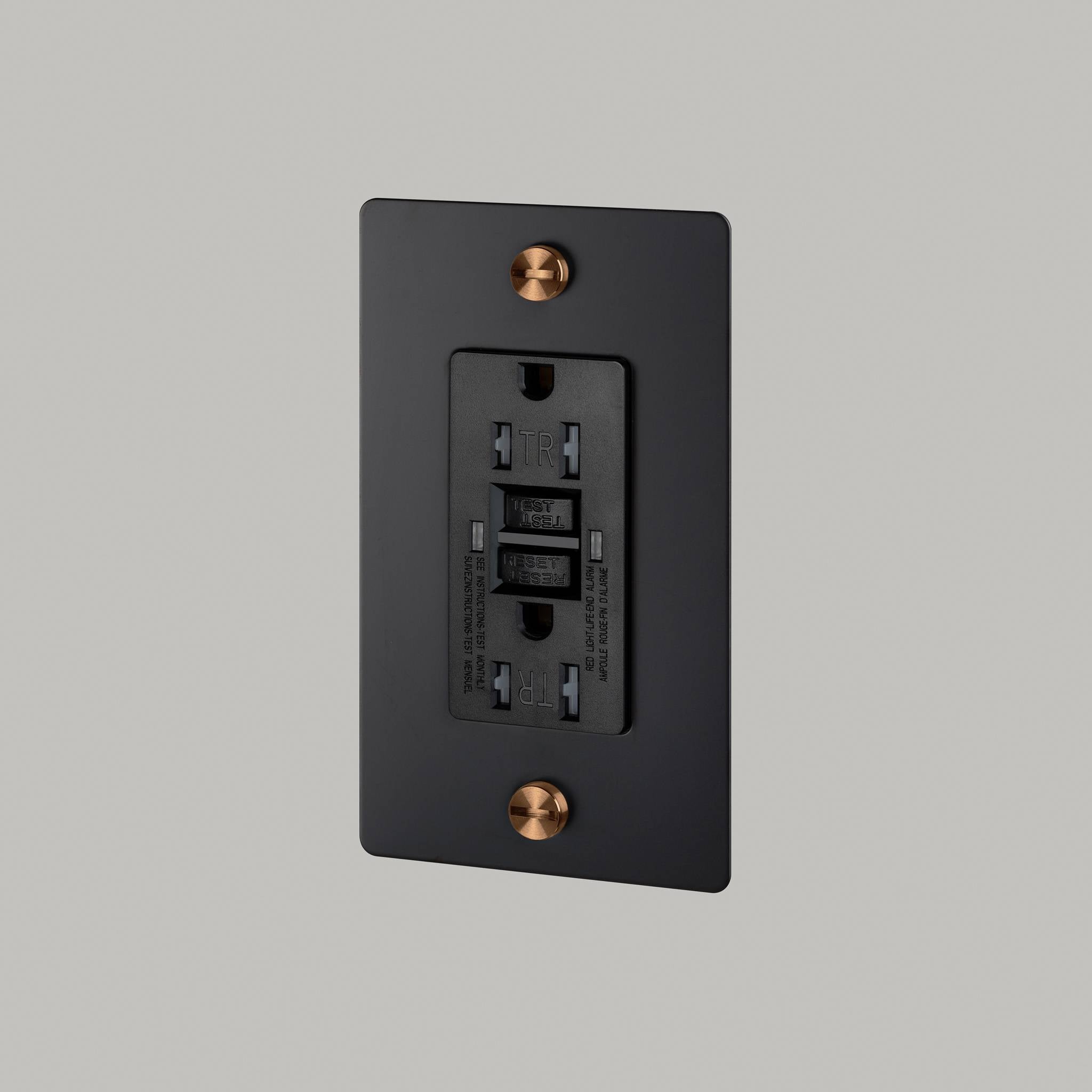 1G DUPLEX OUTLET / GFCI / CROSS / WITHOUT LOGO