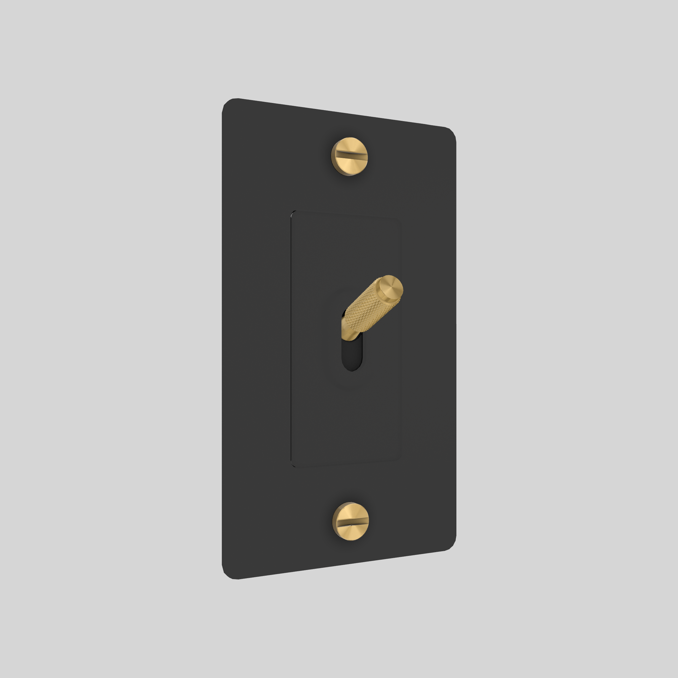 1G TOGGLE / CROSS / WITHOUT LOGO / BLACK / BRASS