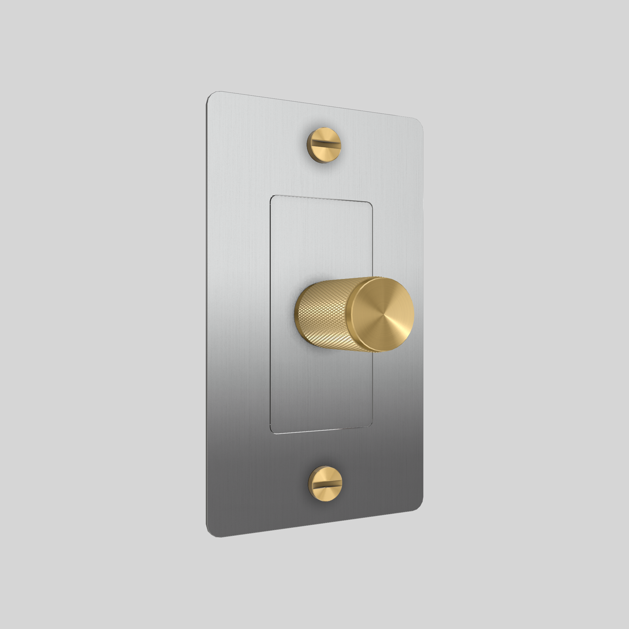 1G DIMMER / CROSS / WITHOUT LOGO / STEEL / BRASS