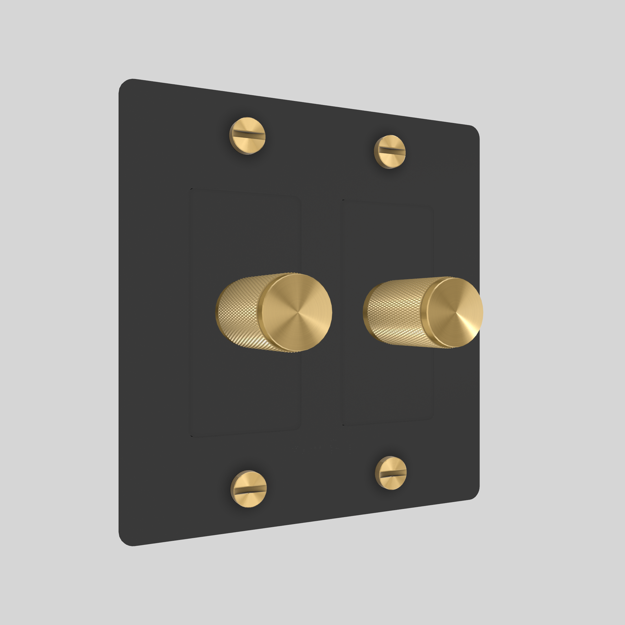 2G DIMMER / CROSS / WITHOUT LOGO / BLACK / BRASS