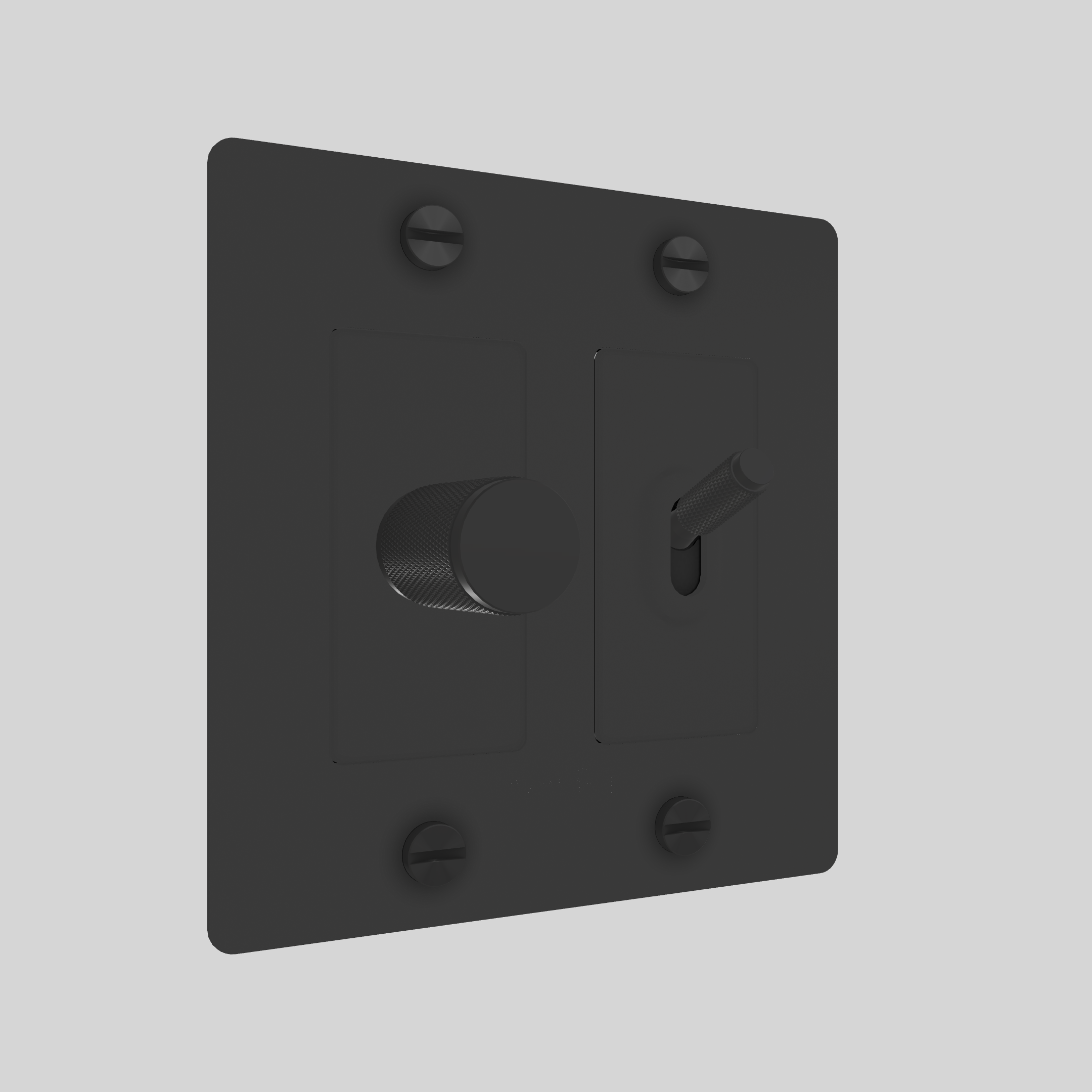 2G TOGGLE & DIMMER / CROSS / WITHOUT LOGO / BLACK / BLACK