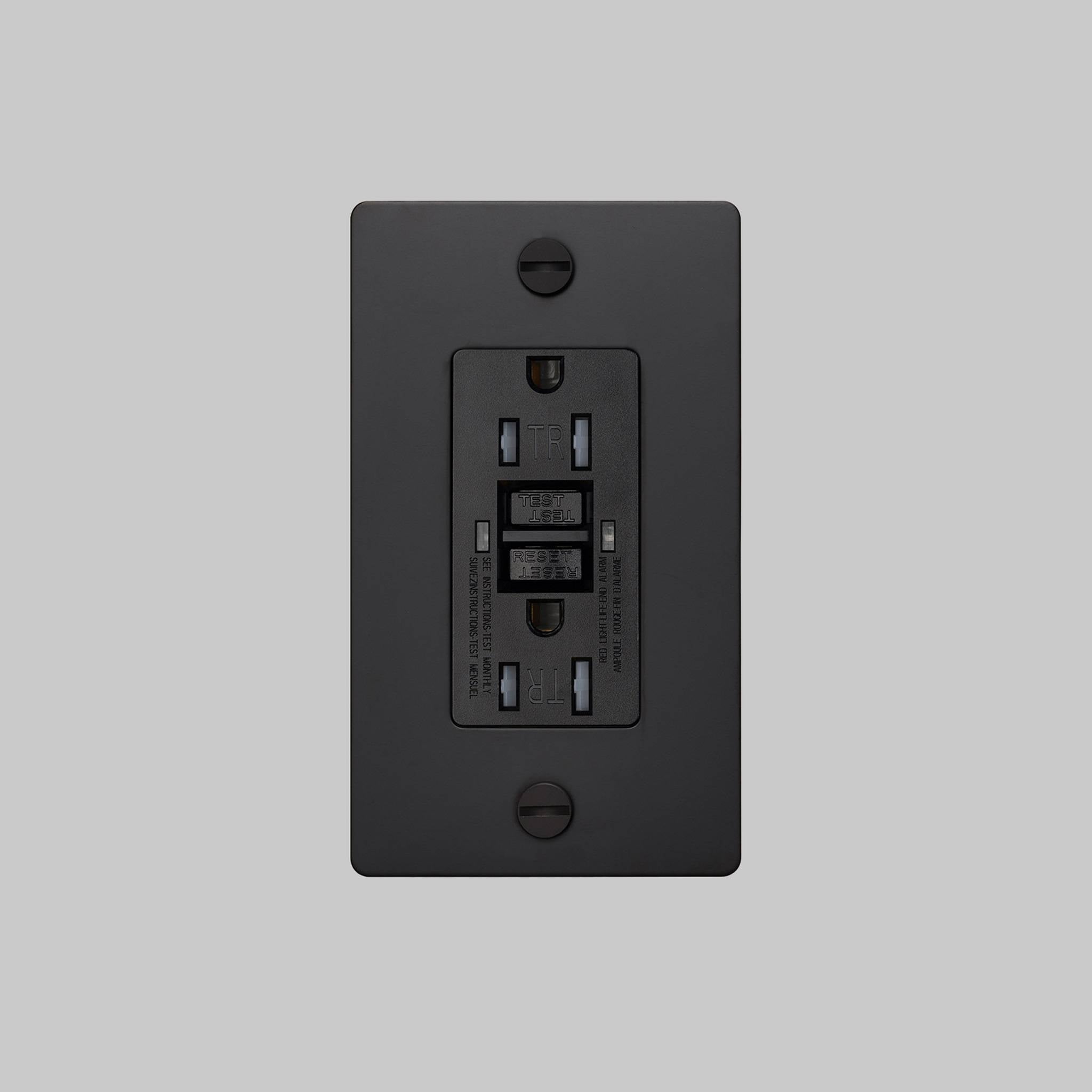 1G DUPLEX OUTLET / GFCI / CROSS / WITHOUT LOGO