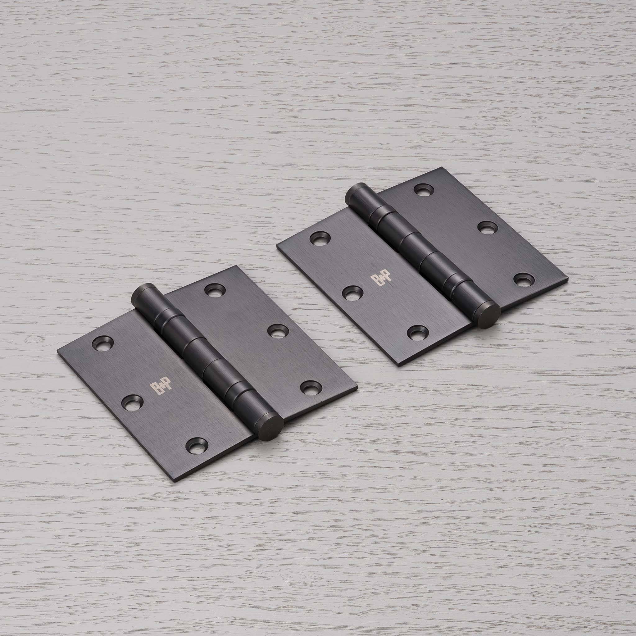 DOOR HINGE / SET OF 2 / 3.5 X 3.5 INCH