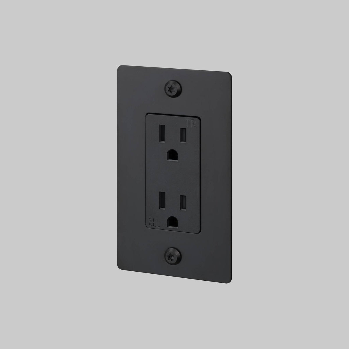 1G DUPLEX OUTLET / LINEAR / WITHOUT LOGO