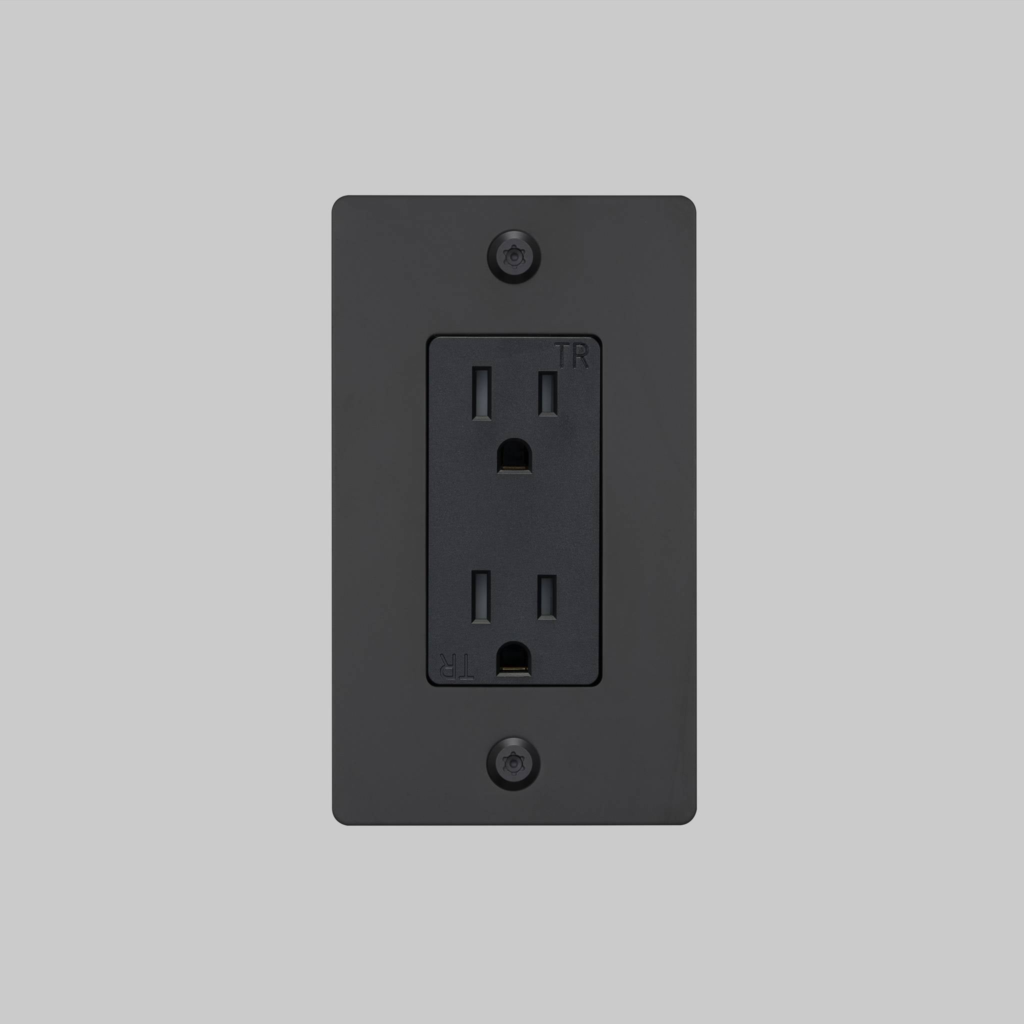 1G DUPLEX OUTLET / LINEAR / WITHOUT LOGO