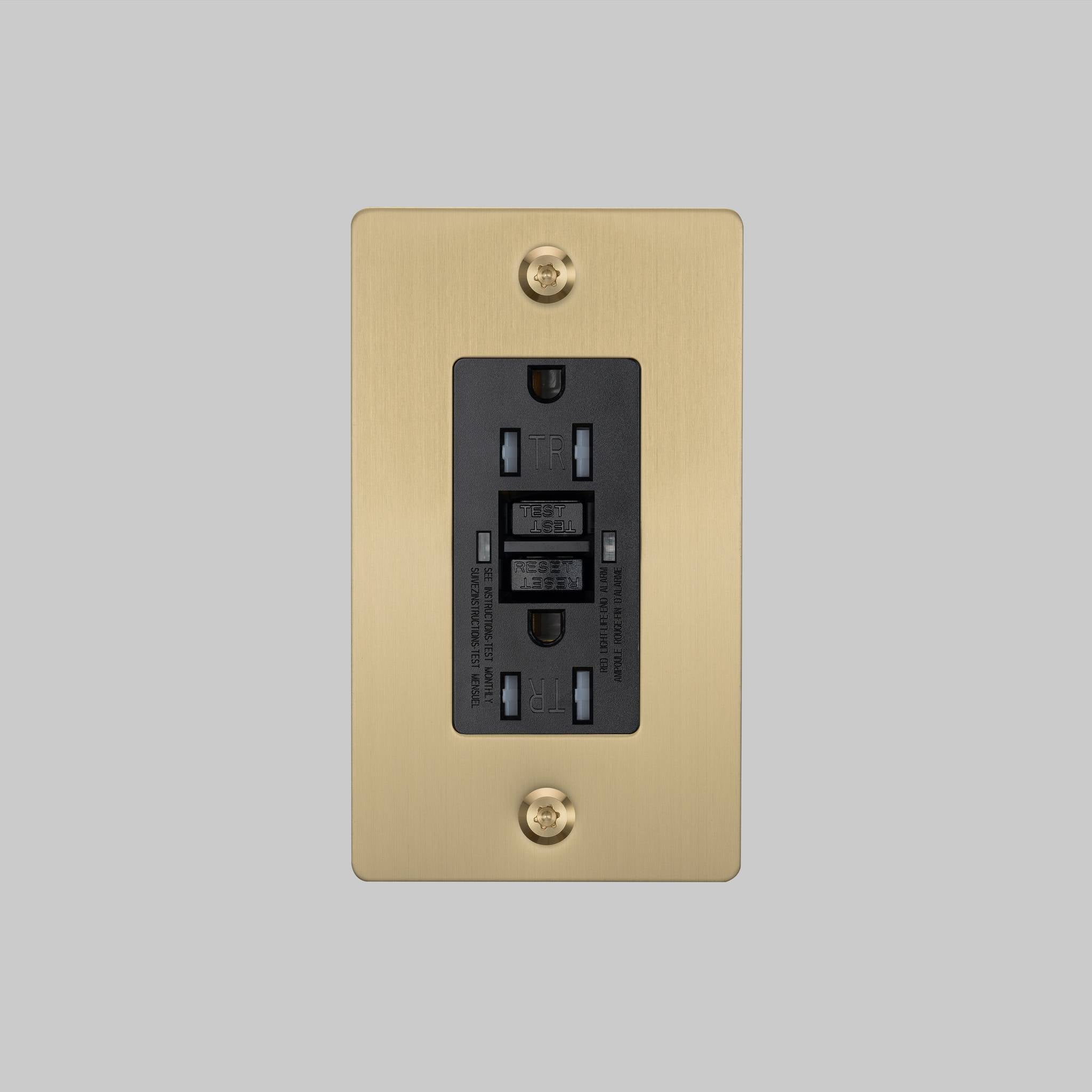 1G DUPLEX OUTLET / GFCI / LINEAR / WITHOUT LOGO