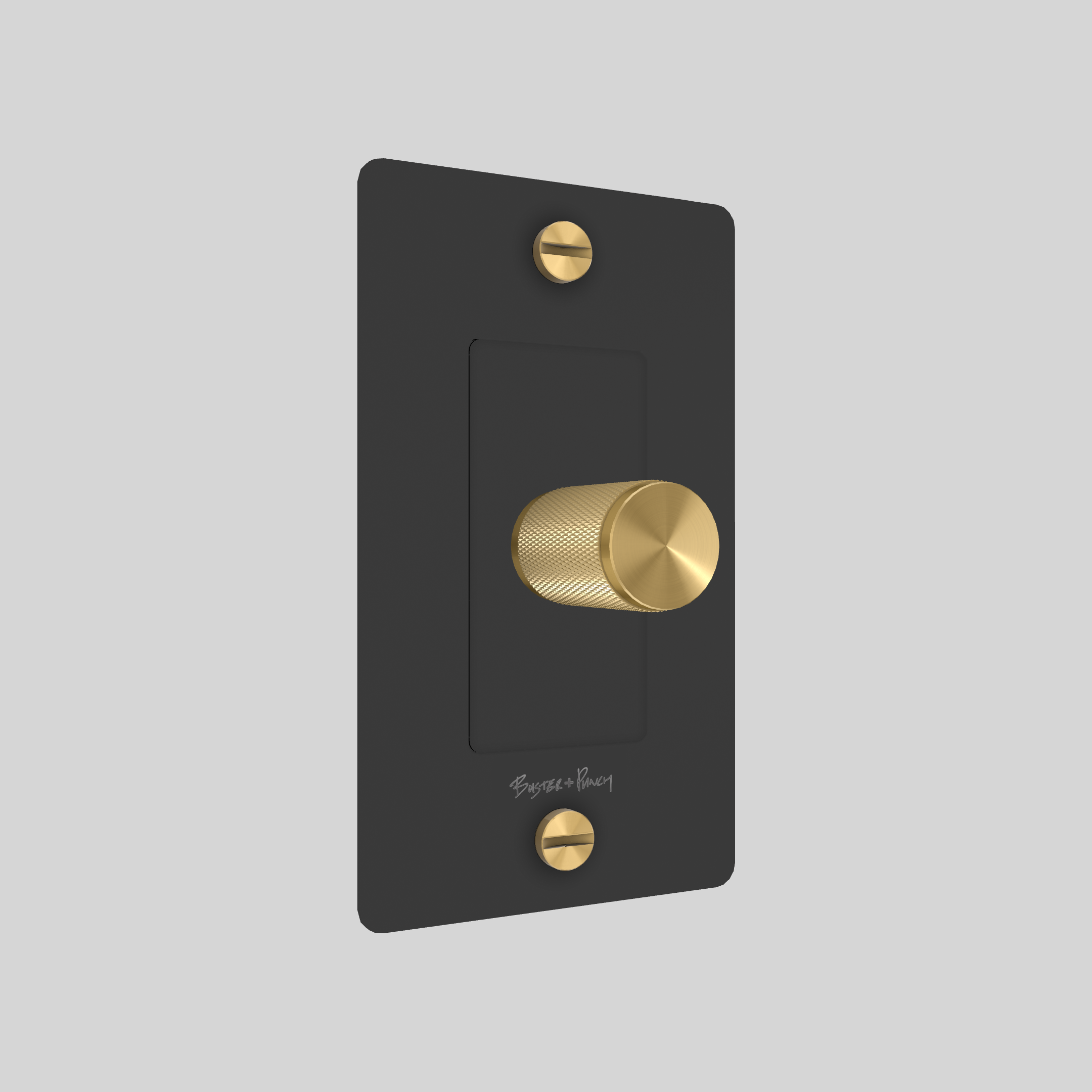 1G DIMMER / CROSS / WITH LOGO / BLACK / BRASS